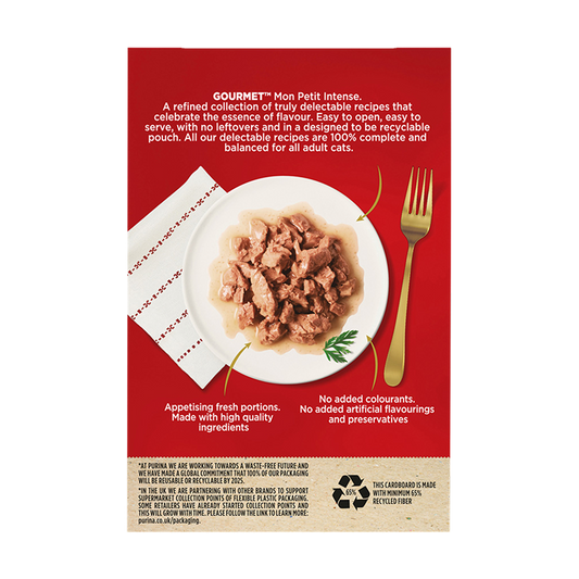 Purina GOURMET Mon Petit Intense Cod, Sardine & Salmon 6x50g