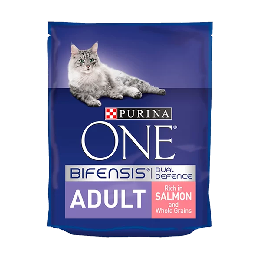 Purina ONE Adult Cat Food Salmon 800g