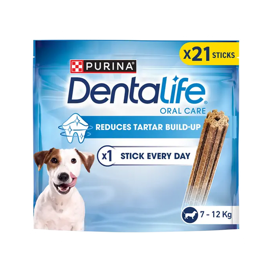 Purina Dentalife Daily Oral Care Dental Chews for Small Dogs 21pk