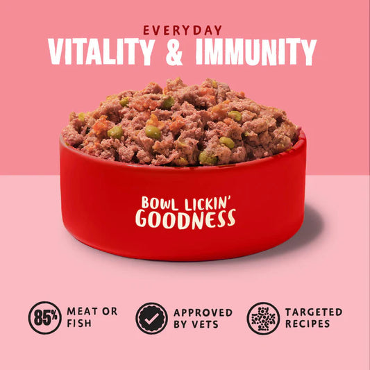 Barking Heads Bowl Lickin' Goodness Beef Wet Dog Food - All Hounder 300g
