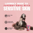 Load image into Gallery viewer, Barking Heads Hair Necessities Salmon Wet Dog Food - All Hounder 300g
