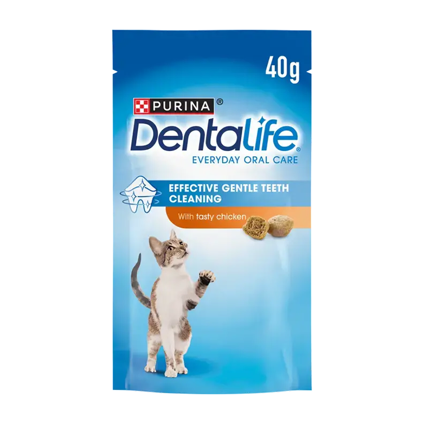 Purina DENTALIFE Everyday Dental Oral Care Chicken Cat Treats