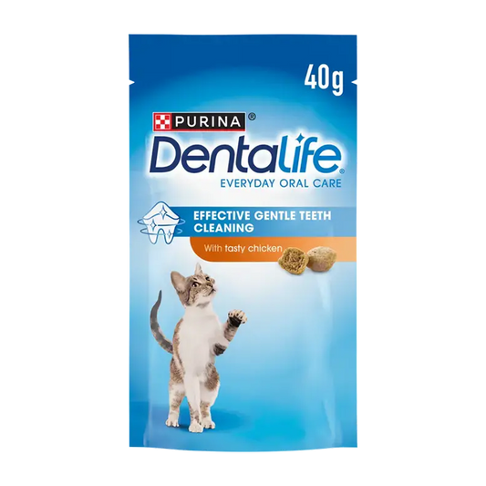 Purina DENTALIFE Everyday Dental Oral Care Chicken Cat Treats