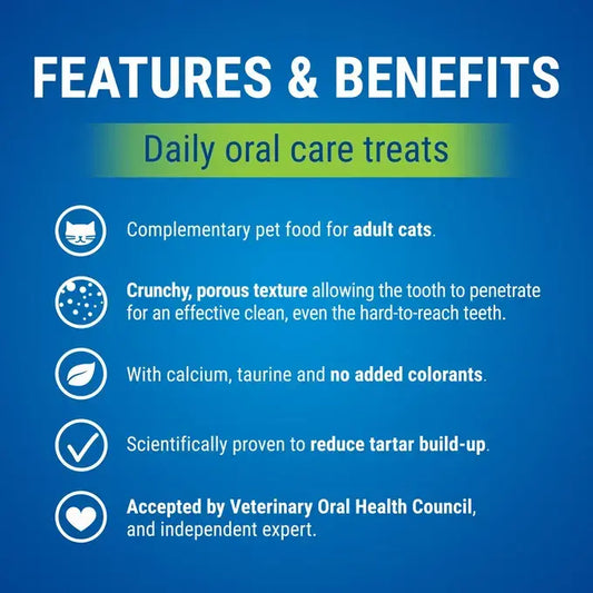 Purina DENTALIFE Everyday Dental Oral Care Chicken Cat Treats