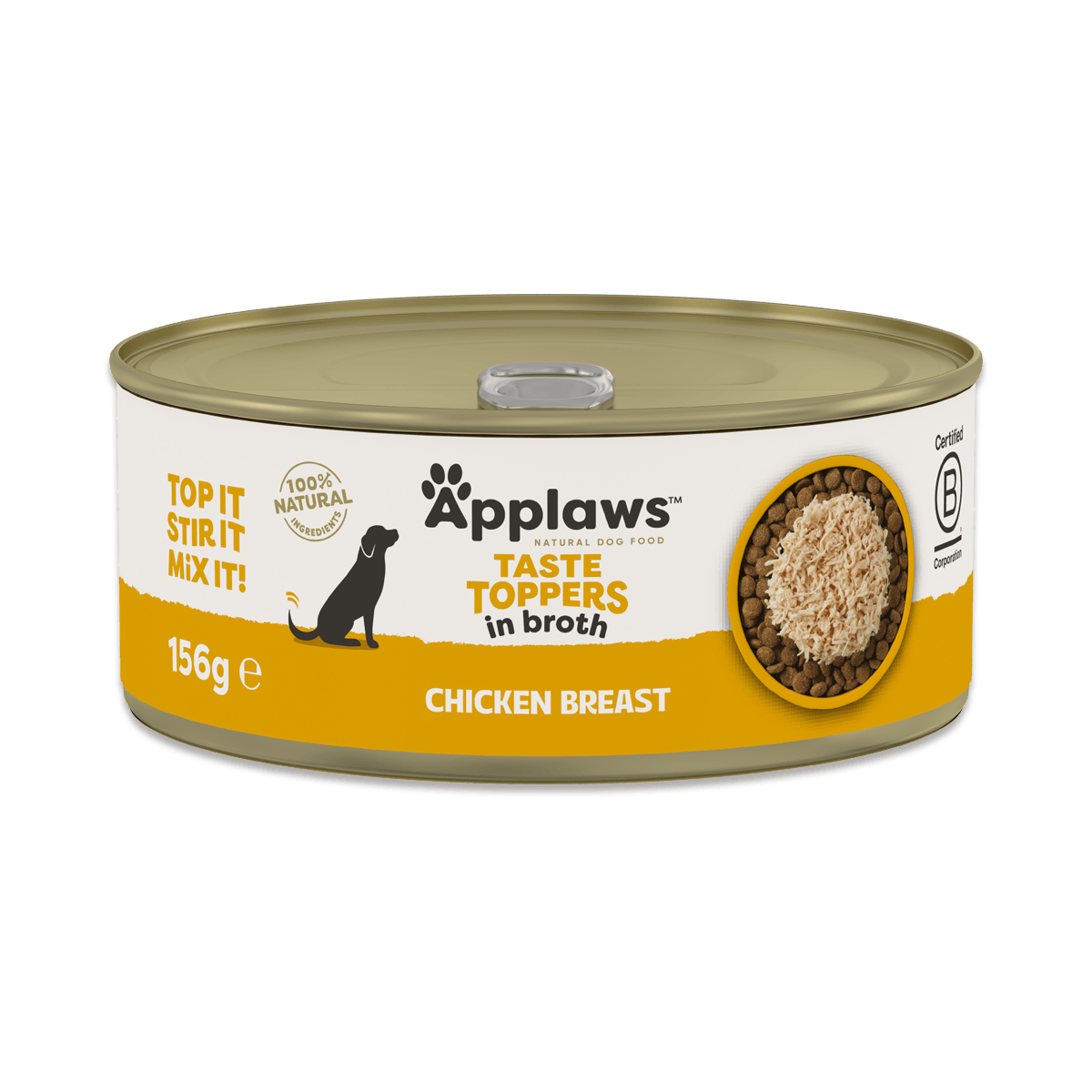 Applaws Taste Toppers Natural Wet Dog Food Chicken in Broth 156g