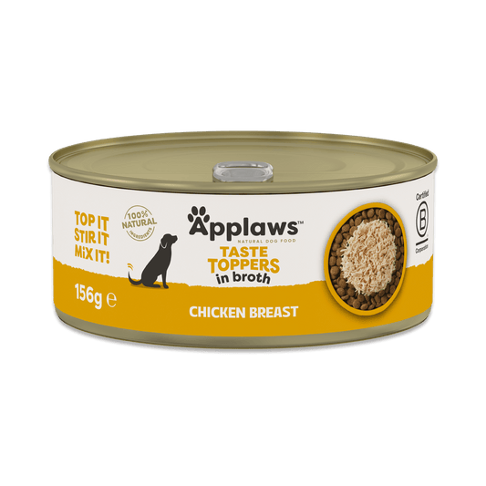 Applaws Taste Toppers Natural Wet Dog Food Chicken in Broth 156g
