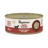Applaws Taste Toppers Natural Wet Dog Food Chicken & Beef 156g