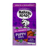 Barking Heads Puppy Days Turkey Dry Dog Food - All Hounder 2kg