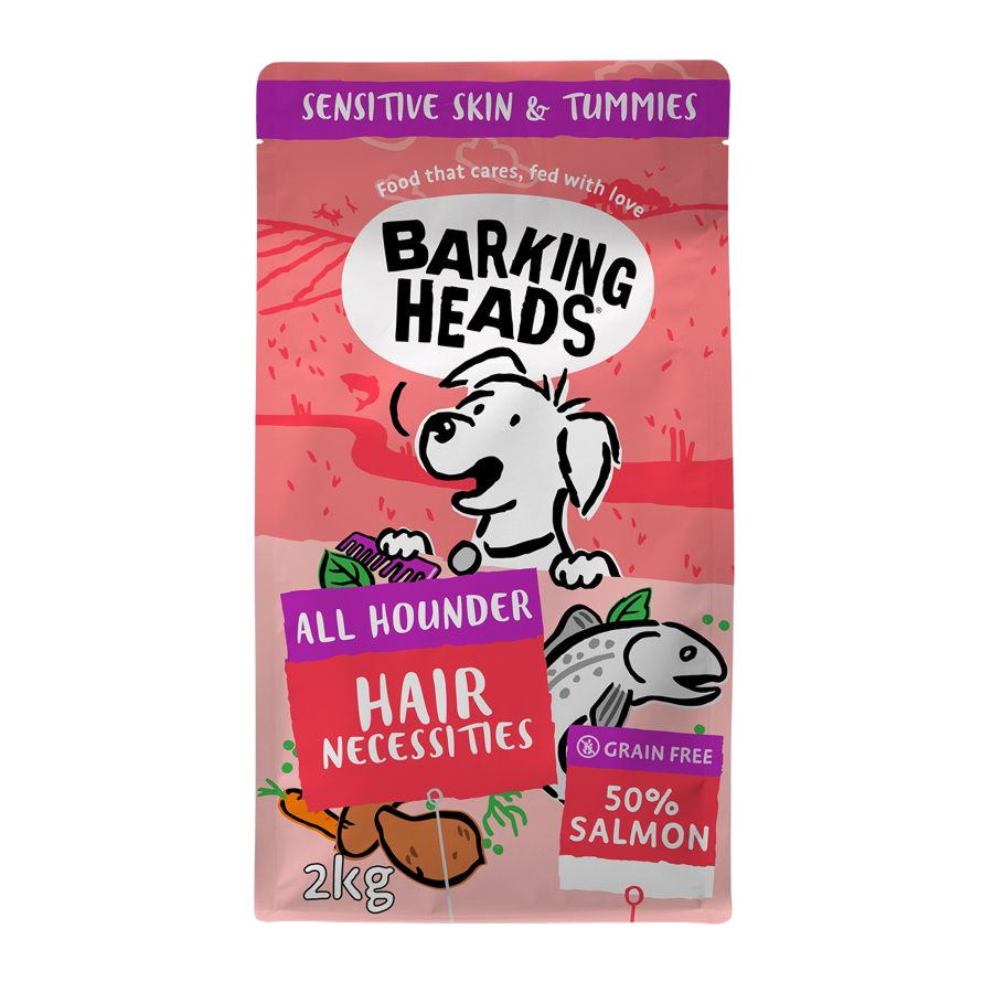 Barking Heads Hair Necessities Salmon Dry Dog Food - All Hounder