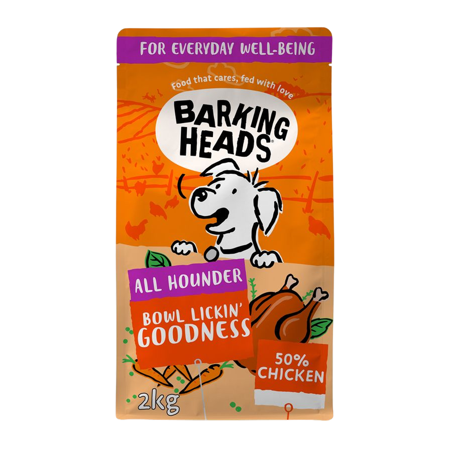 Barking Heads Bowl Lickin' Goodness Chicken Dry Dog Food - All Hounder