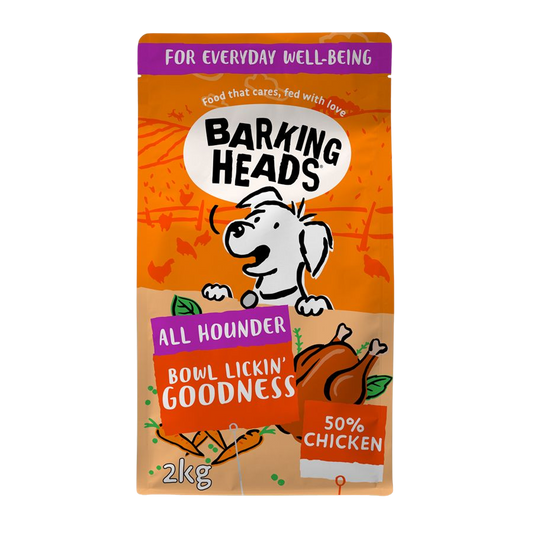 Barking Heads Bowl Lickin' Goodness Chicken Dry Dog Food - All Hounder
