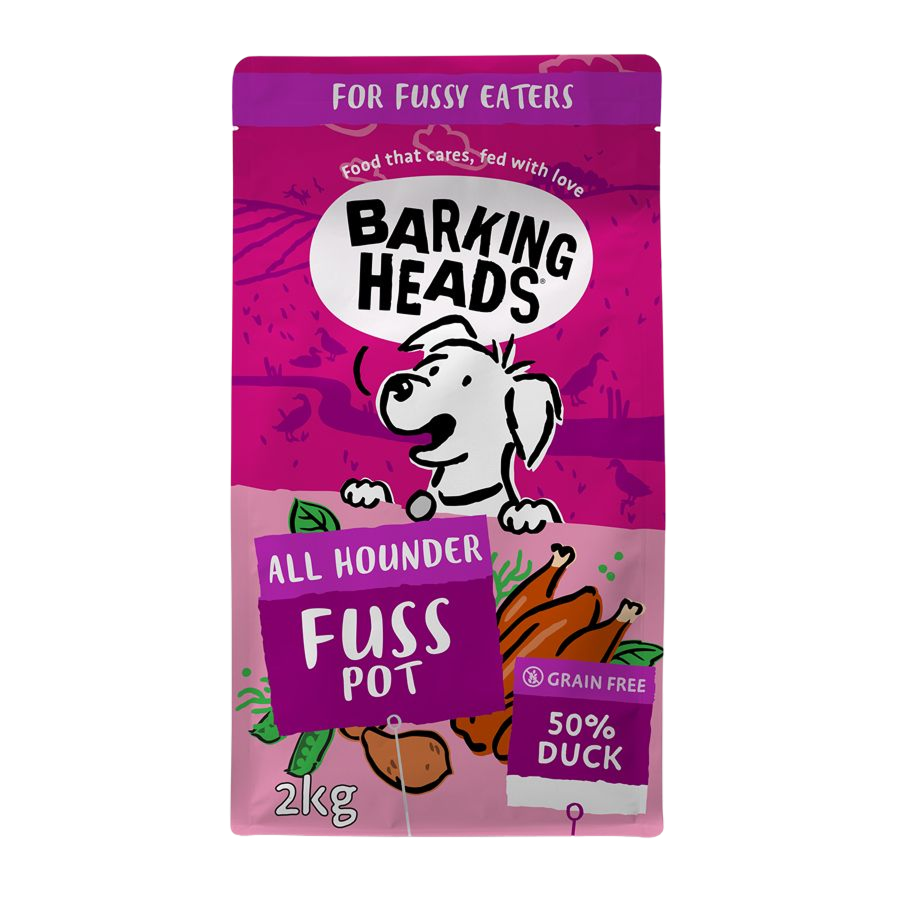 Barking Heads Fuss Pot Duck Dry Dog Food - All Hounder