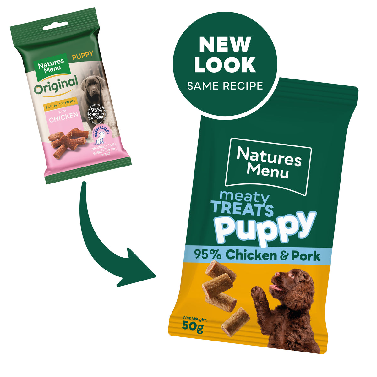 Natures Menu Puppy Meaty Treats 50g