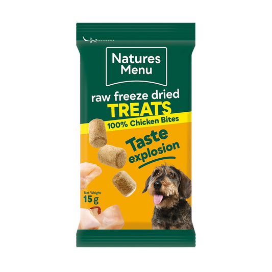 Natures Menu Freeze Dried Chicken Bites 15g