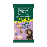 Natures Menu Freeze Dried Turkey Bites 15g