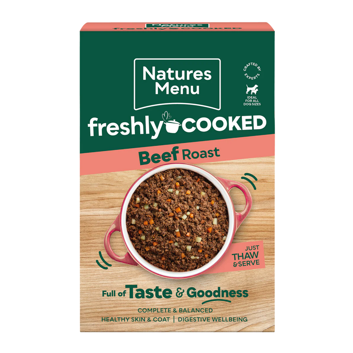 Natures Menu Freshly Cooked Beef 400g