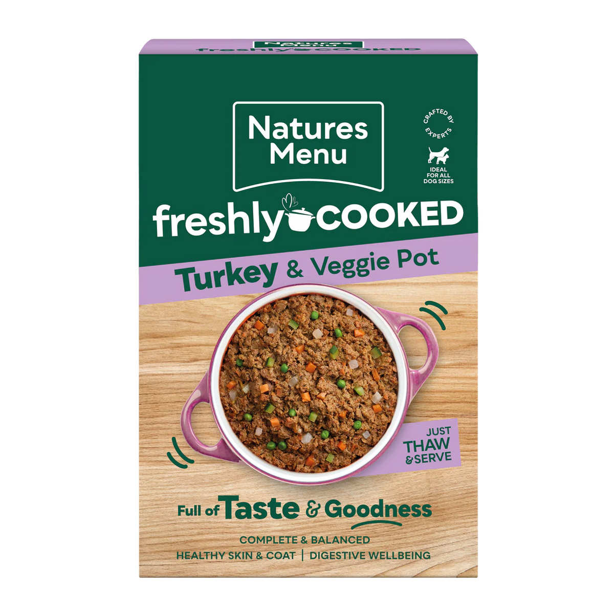 Natures Menu Freshly Cooked Turkey 400g
