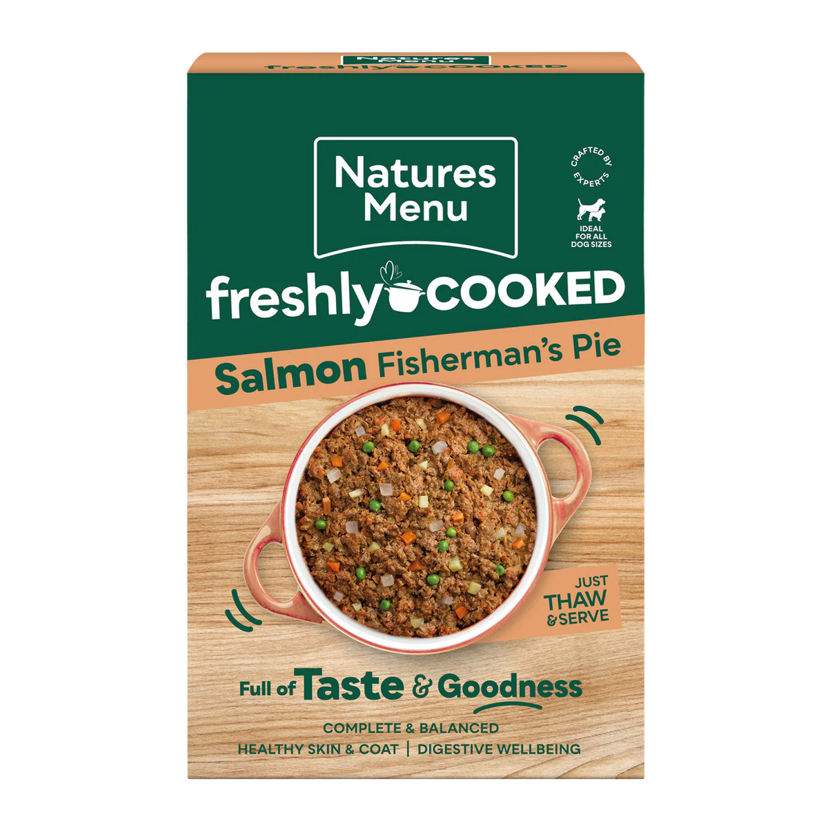 Natures Menu Freshly Cooked Salmon & Beef 400g
