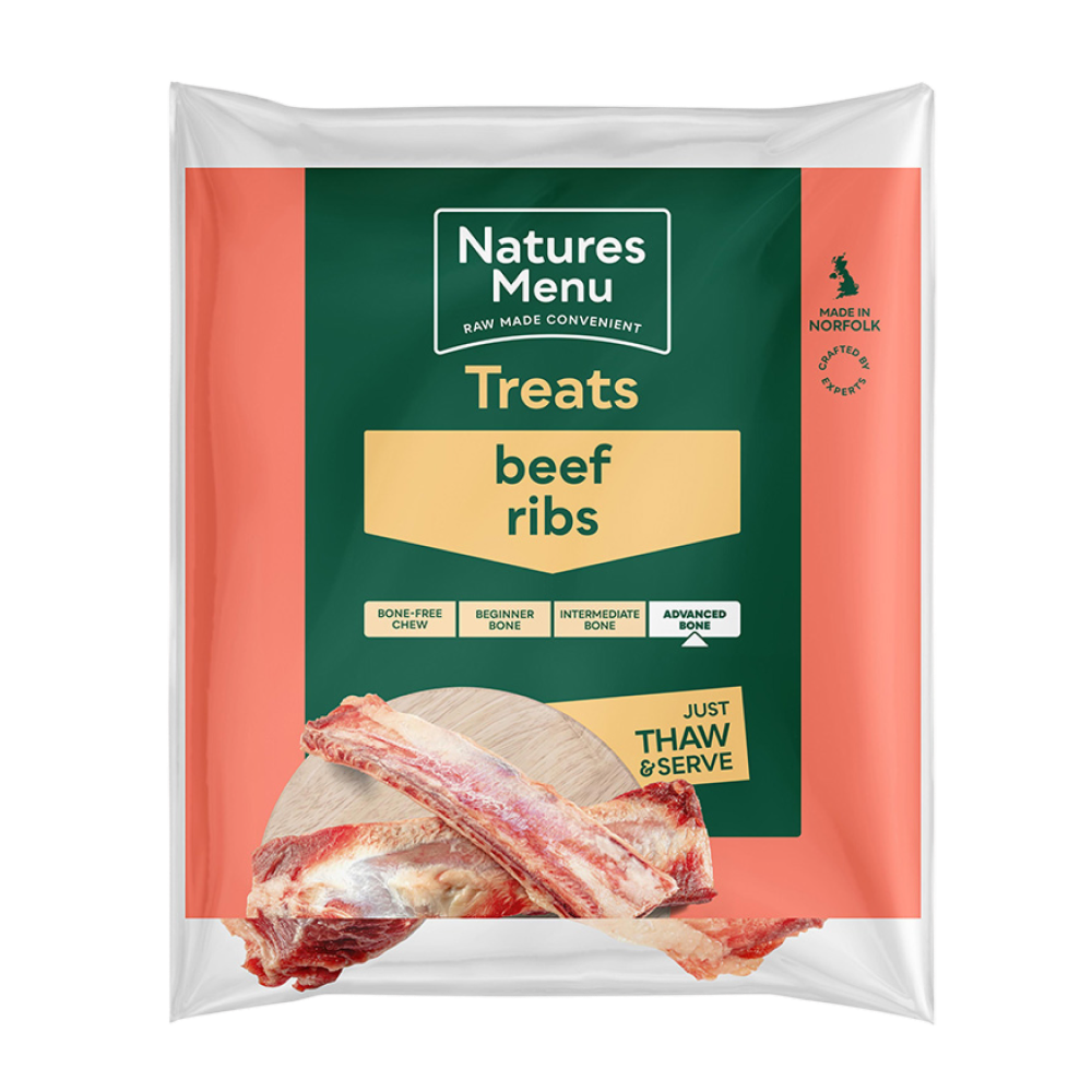Natures Menu Frozen Treats - Beef Ribs 2 Pieces