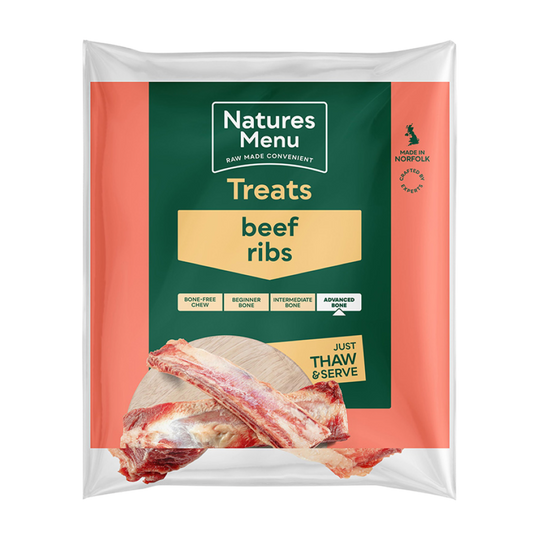 Natures Menu Frozen Treats - Beef Ribs 2 Pieces