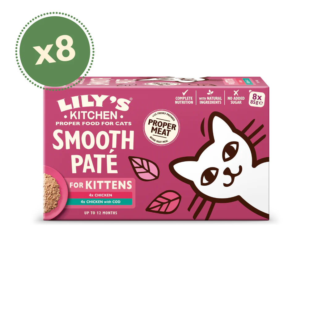 Lily's Kitchen Paté for Kittens Multipack (8x 85g)
