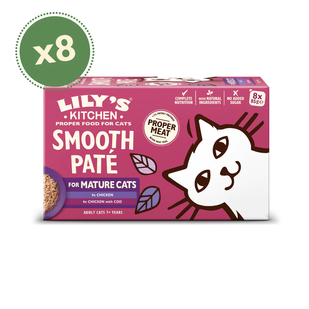 Lily's Kitchen Paté for Mature Cats Multipack (8x 85g)