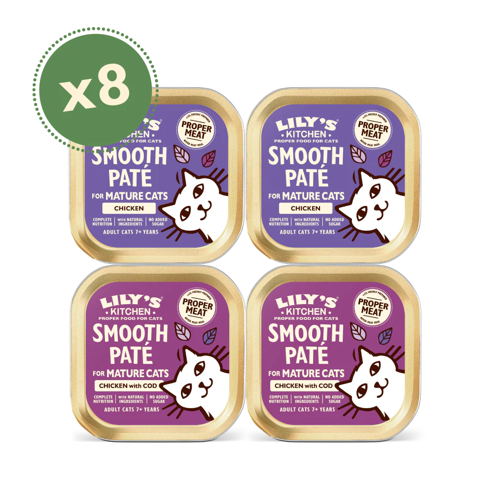 Lily's Kitchen Paté for Mature Cats Multipack (8x 85g)