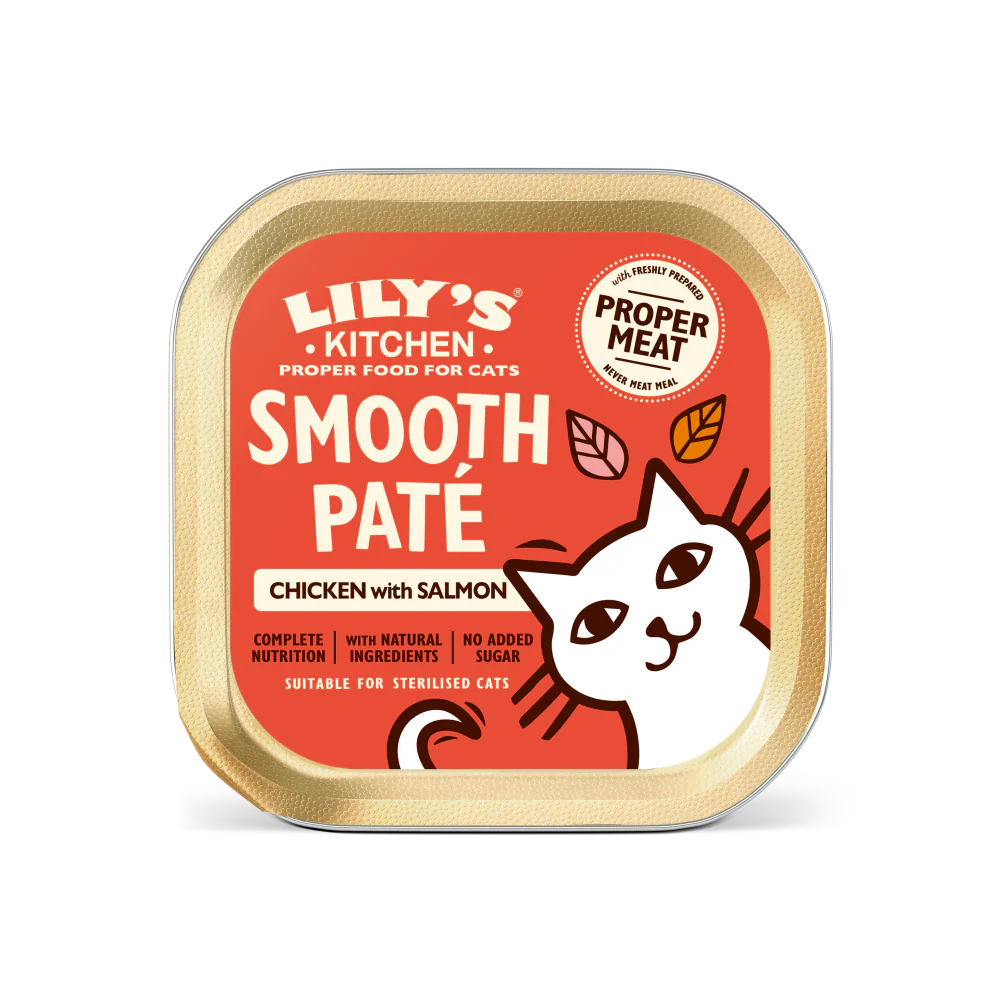 Lily's Kitchen Paté for Cats Salmon & Chicken Pate 85g