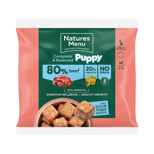 Natures Menu 80% Beef for Puppies