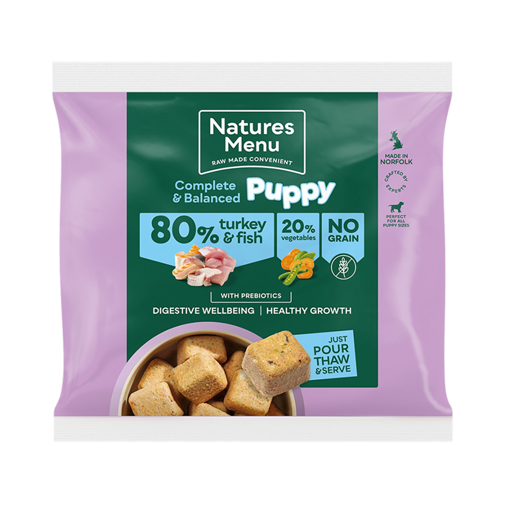 Natures Menu 80% Turkey & Fish for Puppies