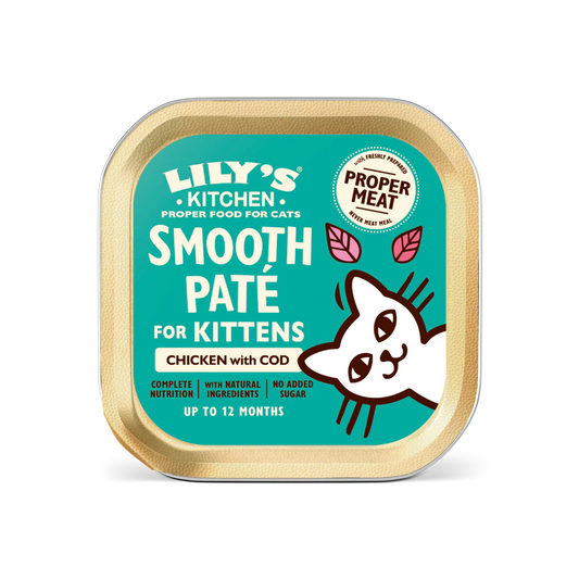 Lily's Kitchen Paté for Kittens Chicken & Cod 85g