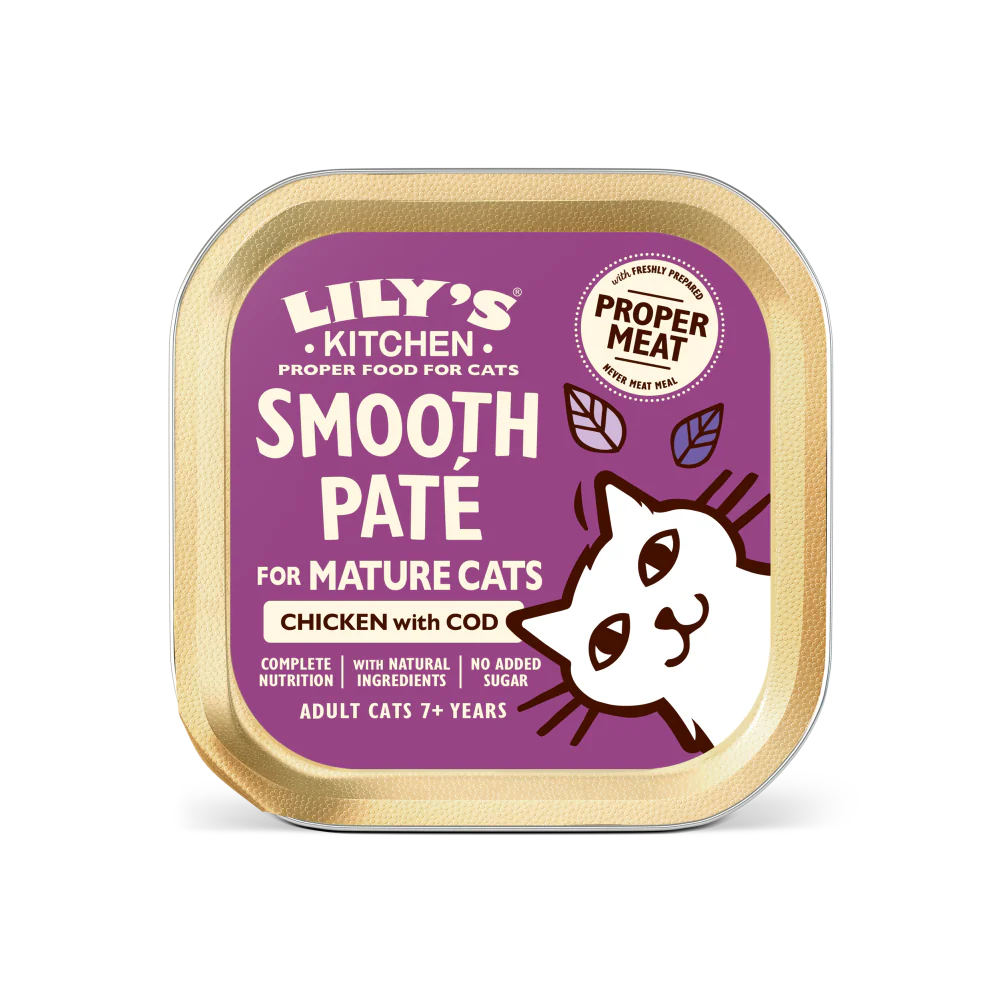 Lily's Kitchen Paté for Mature Cats Cod & Chicken 85g