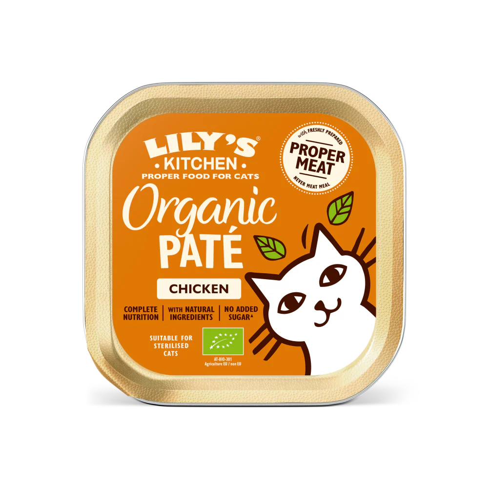 Lily's Kitchen Organic Paté for Cats Chicken 85g