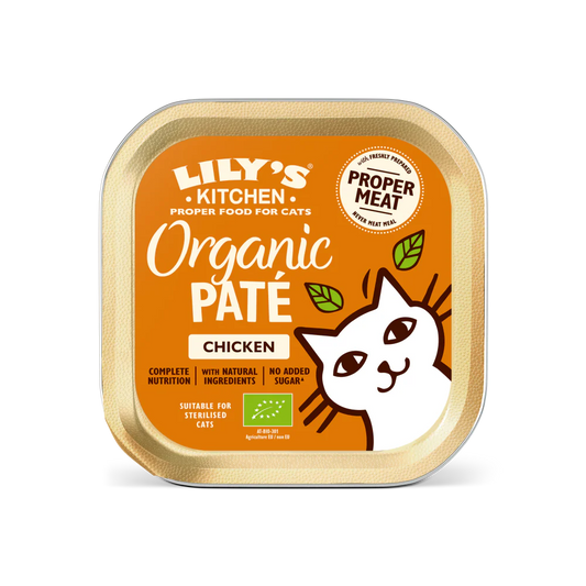 Lily's Kitchen Organic Paté for Cats Chicken 85g
