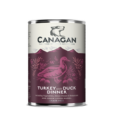 Canagan Turkey & Duck Dinner Wet Food Can 400g