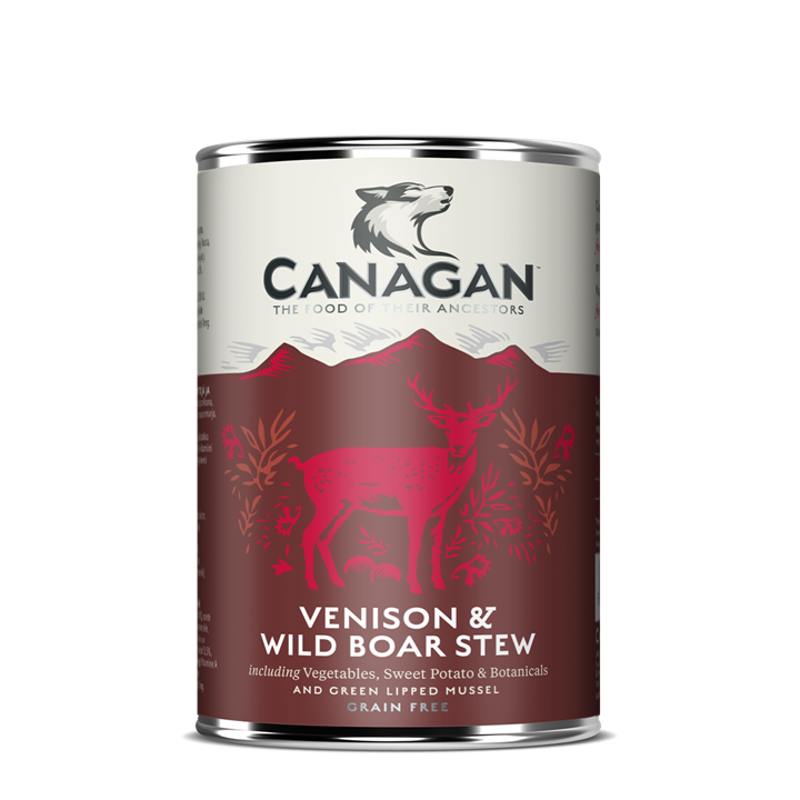 Canagan Venison & Wild Boar Stew Wet Food Can 400g