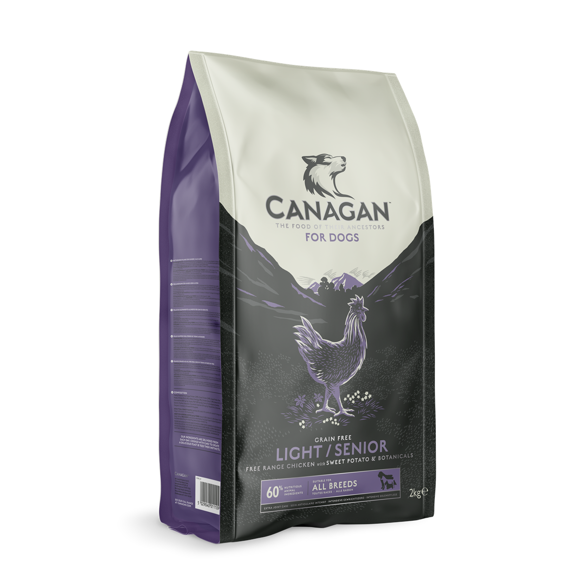 Canagan Dry Dog Food - Light / Senior Free Range Chicken