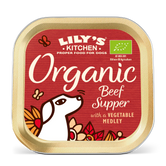 Lily's Kitchen Wet Dog Food Tray - Organic Beef & Spelt Supper 150g
