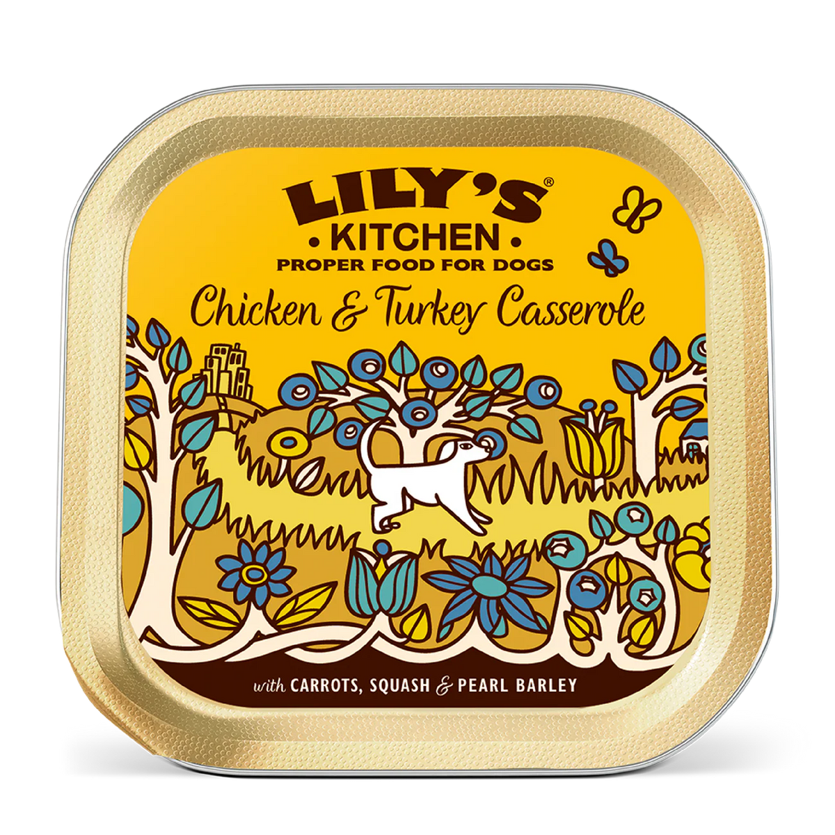 Lily's Kitchen Wet Dog Food Tray - Chicken and Turkey 150g