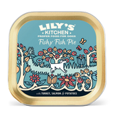 Lily's Kitchen Wet Dog Food Tray - Fishy Fish Pie w/ Peas 150g