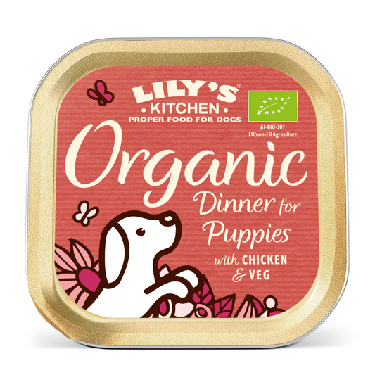 Lily's Kitchen Wet Dog Food Tray - Organic Dinner for Puppies 150g