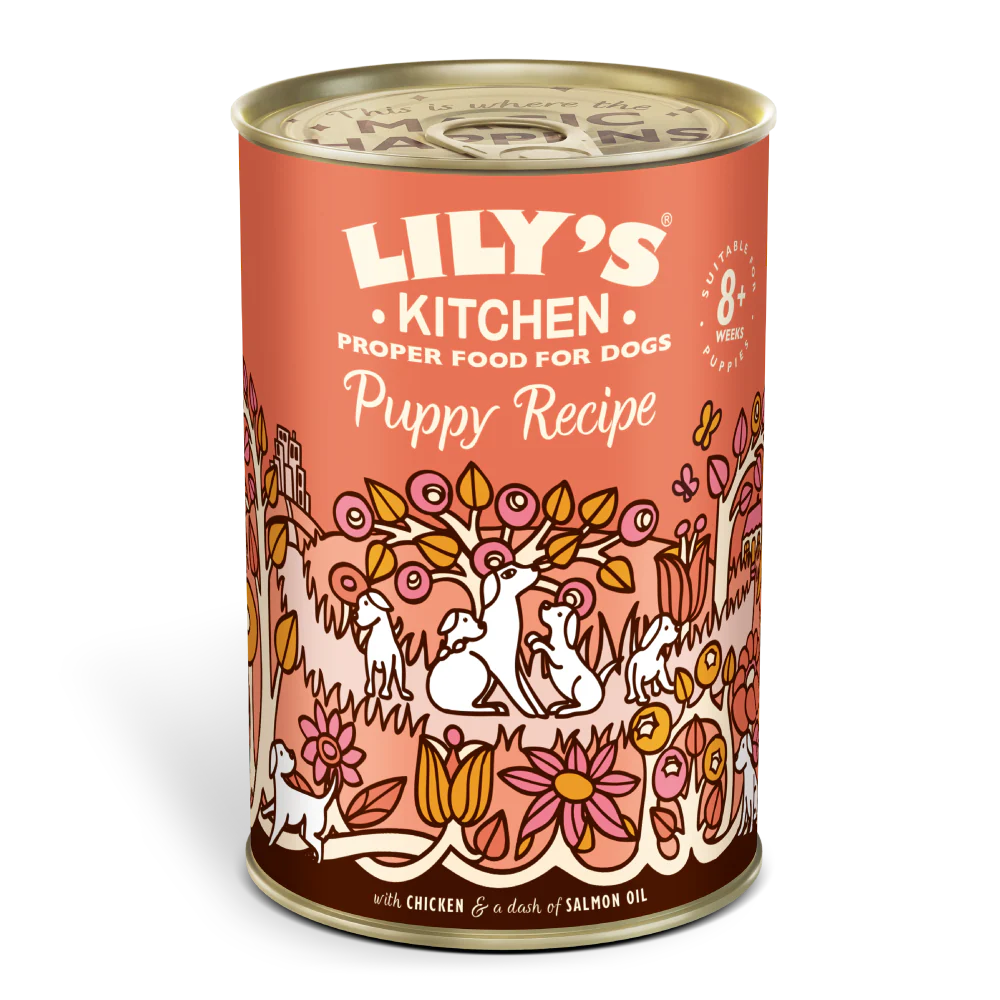 Lily's Kitchen Wet Dog Food - Chicken Dinner for Puppies 400g