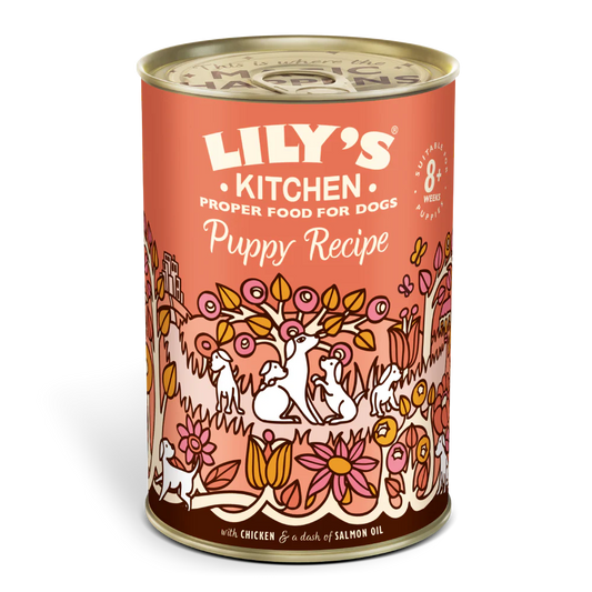Lily's Kitchen Wet Dog Food - Chicken Dinner for Puppies 400g