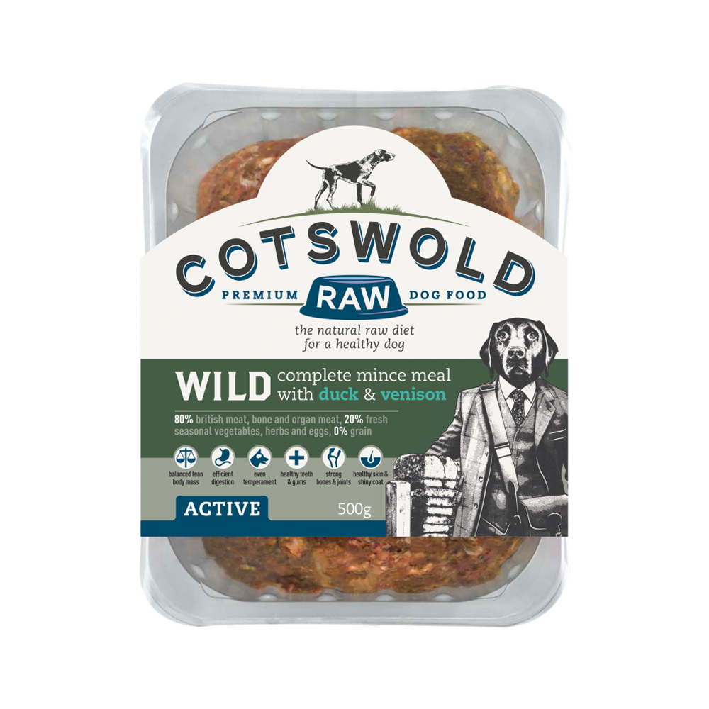 Cotswold Raw 80/20 Adult Working Active Wild - Duck and Venison