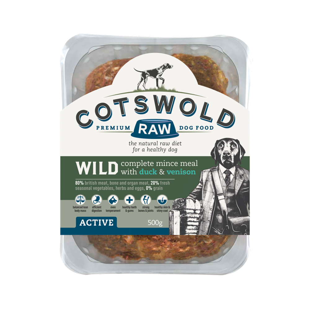 Cotswold Raw 80/20 Adult Working Active Wild - Duck and Venison