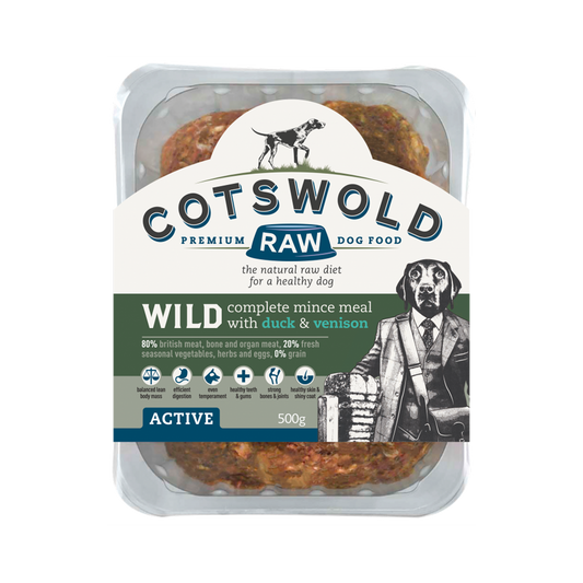 Cotswold Raw 80/20 Adult Working Active Wild - Duck and Venison