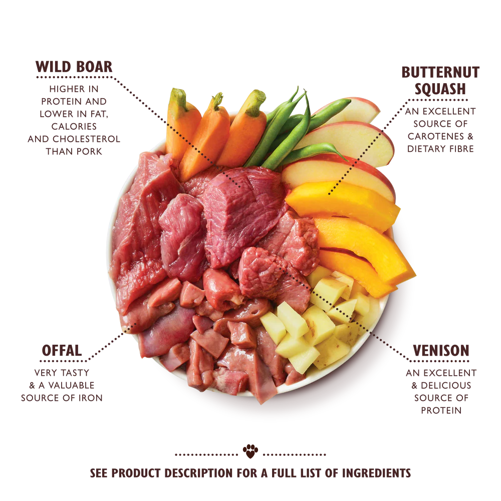 Lily's Kitchen Wet Dog Food - Venison & Wild Boar Terrine 400g