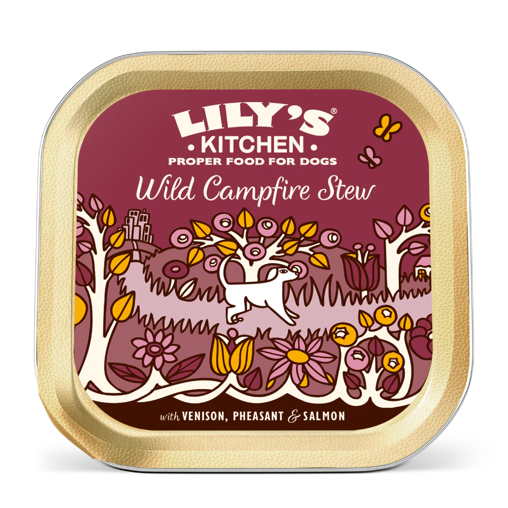 Lily's Kitchen Wet Dog Food Tray - Wild Campfire Stew 150g