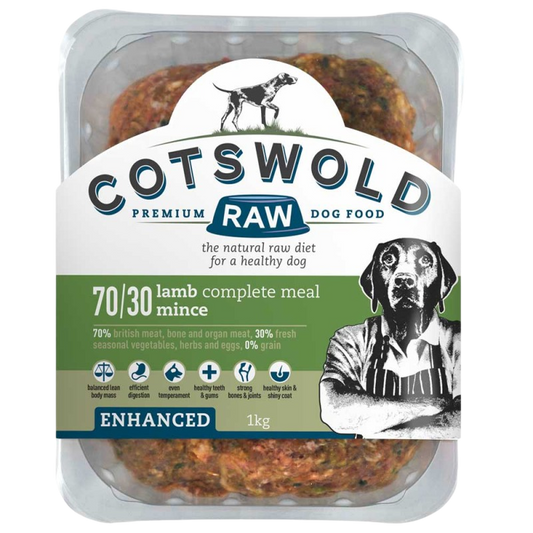 Cotswold 70/30 Adult Enhanced Lamb Mince 1kg