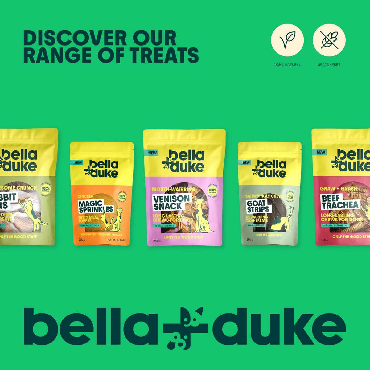 Bella + Duke Hearty Ox Bites 100g